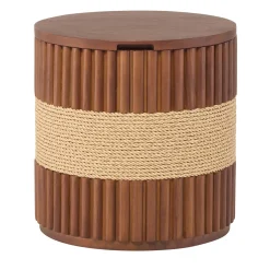 Grissini Round wood outdoor Side Table