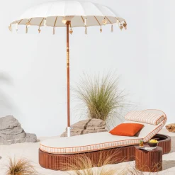Grissini Wood Outdoor Sunlounger