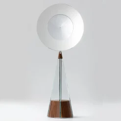 Gualtiero Canaletto Walnut With Steel And Glass Details Cabinet