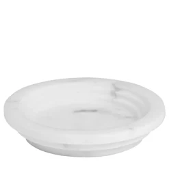 Guggenheim Round White Michelangelo Ashtray by Michele Chiossi