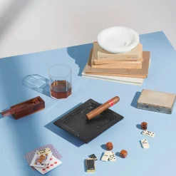 Guggenheim Round White Michelangelo Ashtray by Michele Chiossi