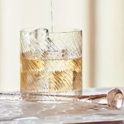 Hair Set of 6 Frosted Engraving Glasses