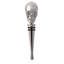 Half-Skull Swarovski Wine Stopper