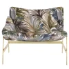 Hammock with Tropical-Patterned Lounge Chairs by Debonademeo