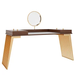 Hamptons Metal Vanity Table by Giannella Ventura