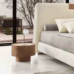 Haribo Nightstand in Walnut Canaletto With Single-Drawer