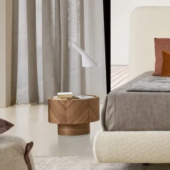 Haribo Nightstand in Walnut Canaletto With Single-Drawer