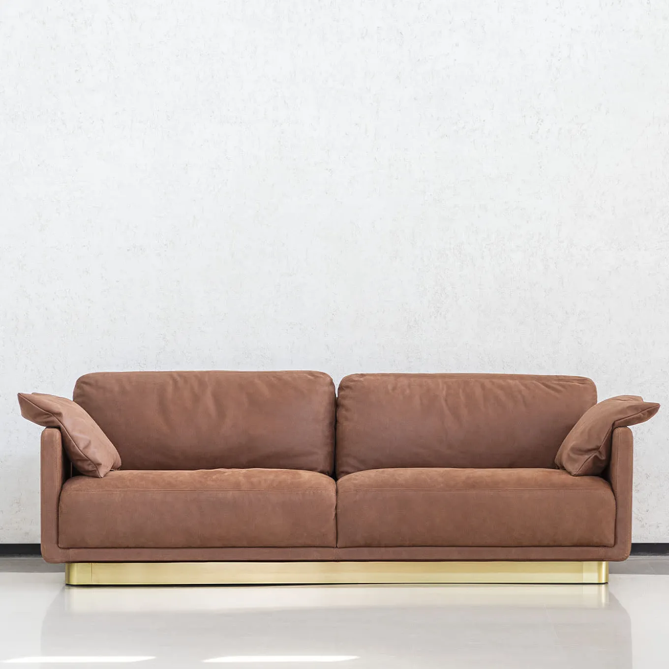 Haring Brown Leather Sofa by Dainellistudio