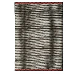 Hatches Rug Black Multicolor