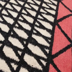 Hatches Rug Black Multicolor