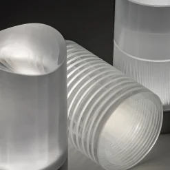 Haute Stripe Rechargeable Table Lamp by Federico Peri