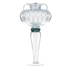 Hera Transparent & Green Vase by Borek Sipek