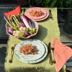Herb Mottled Green Fruit Plate