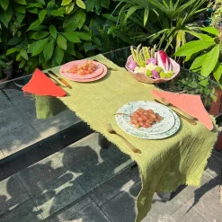 Herb Mottled Green Fruit Plate