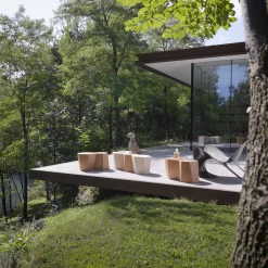 Hexagon Outdoor Coffee Table by Steven Holl