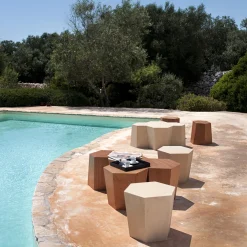 Hexagon Outdoor Coffee Table by Steven Holl