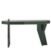 High End Wood Dark Green Table Desk
