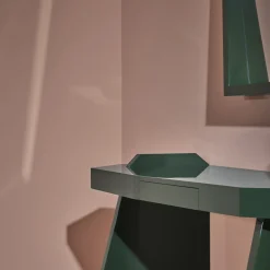 High End Wood Dark Green Table Desk