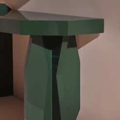 High End Wood Dark Green Table Desk