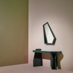 High End Wood Dark Green Table Desk