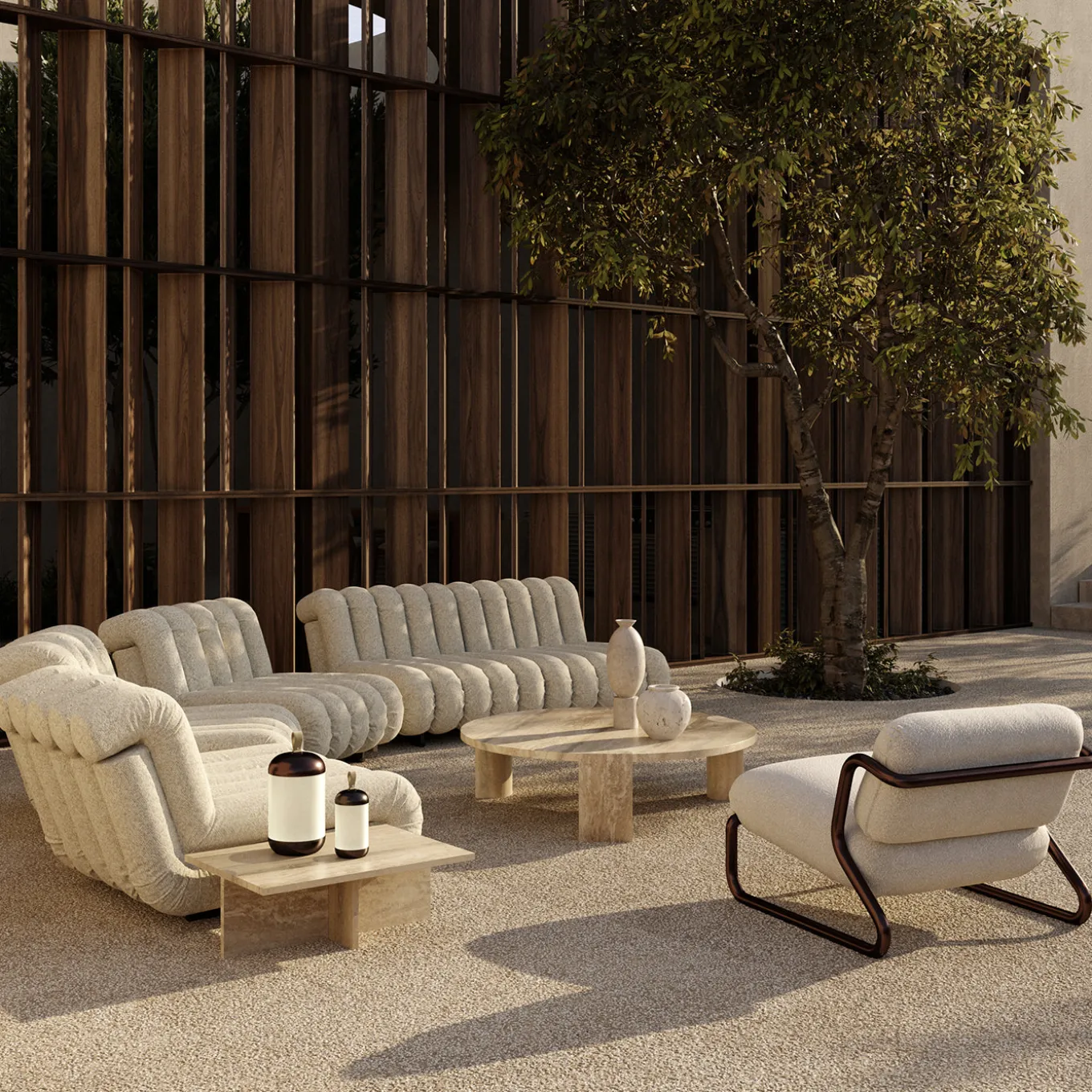 Hikari Medium Cylindrical Portable Lamp