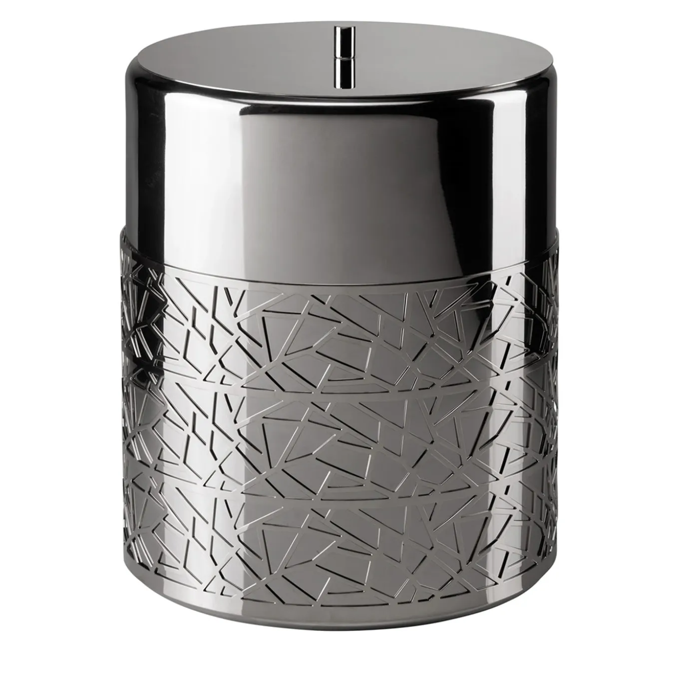 HIROITO WASTE BASKET - SILVER