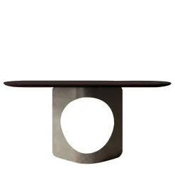 Hole Graphite-Gray & Walnut Console