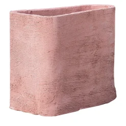 Homer Squarish Pink Ceramic Vase