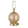 HOOK Bronze Spherical Portable Lamp by Luca Bussacchini