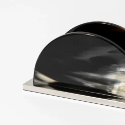 Horizontal Black Napkin Holder