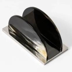 Horizontal Black Napkin Holder