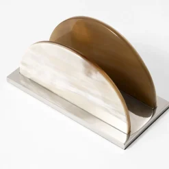 Horizontal White Napkin Holder