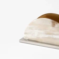 Horizontal White Napkin Holder