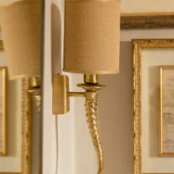 Horn Sconce