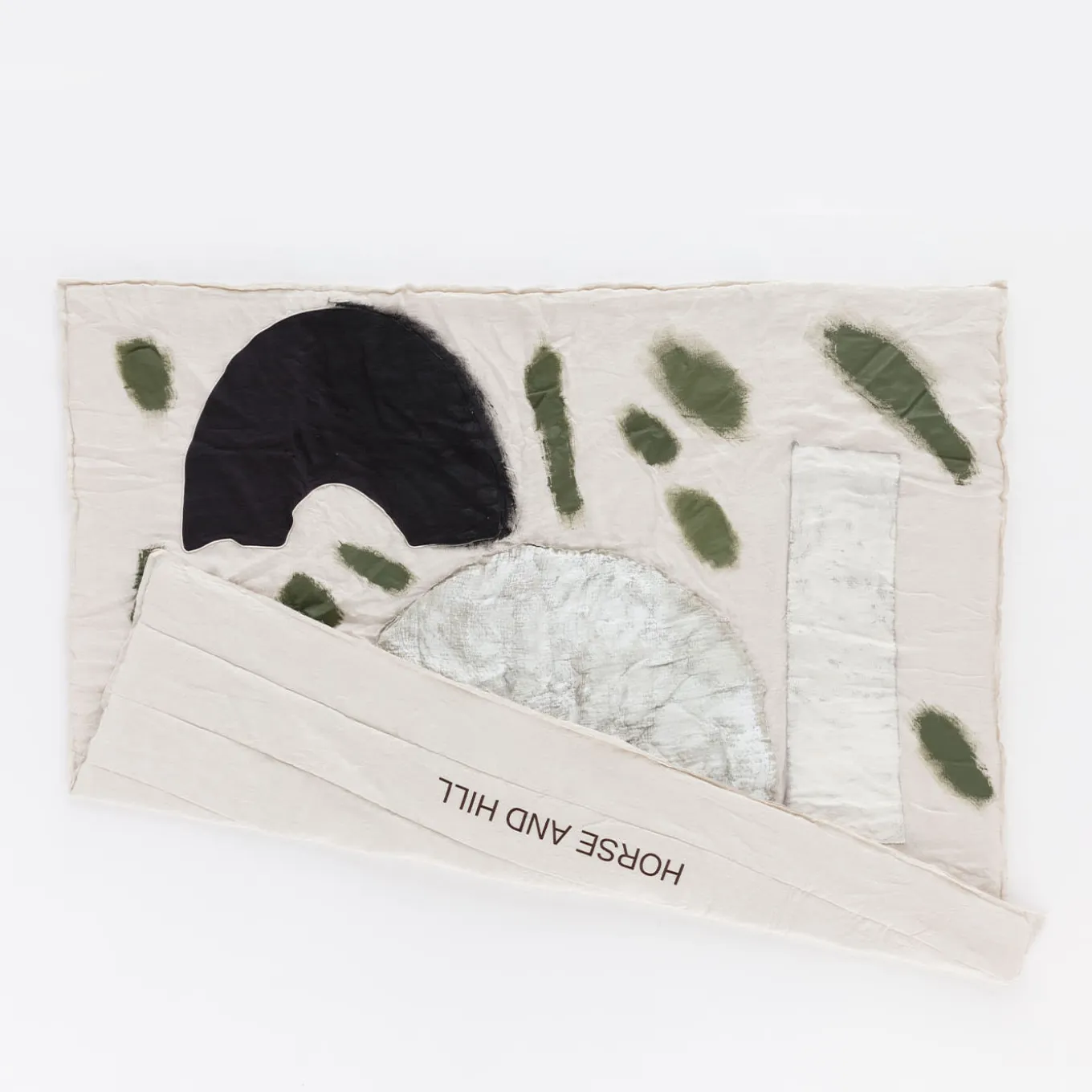 Horse and Hill Hand Painted Quilt by Faye Toogood