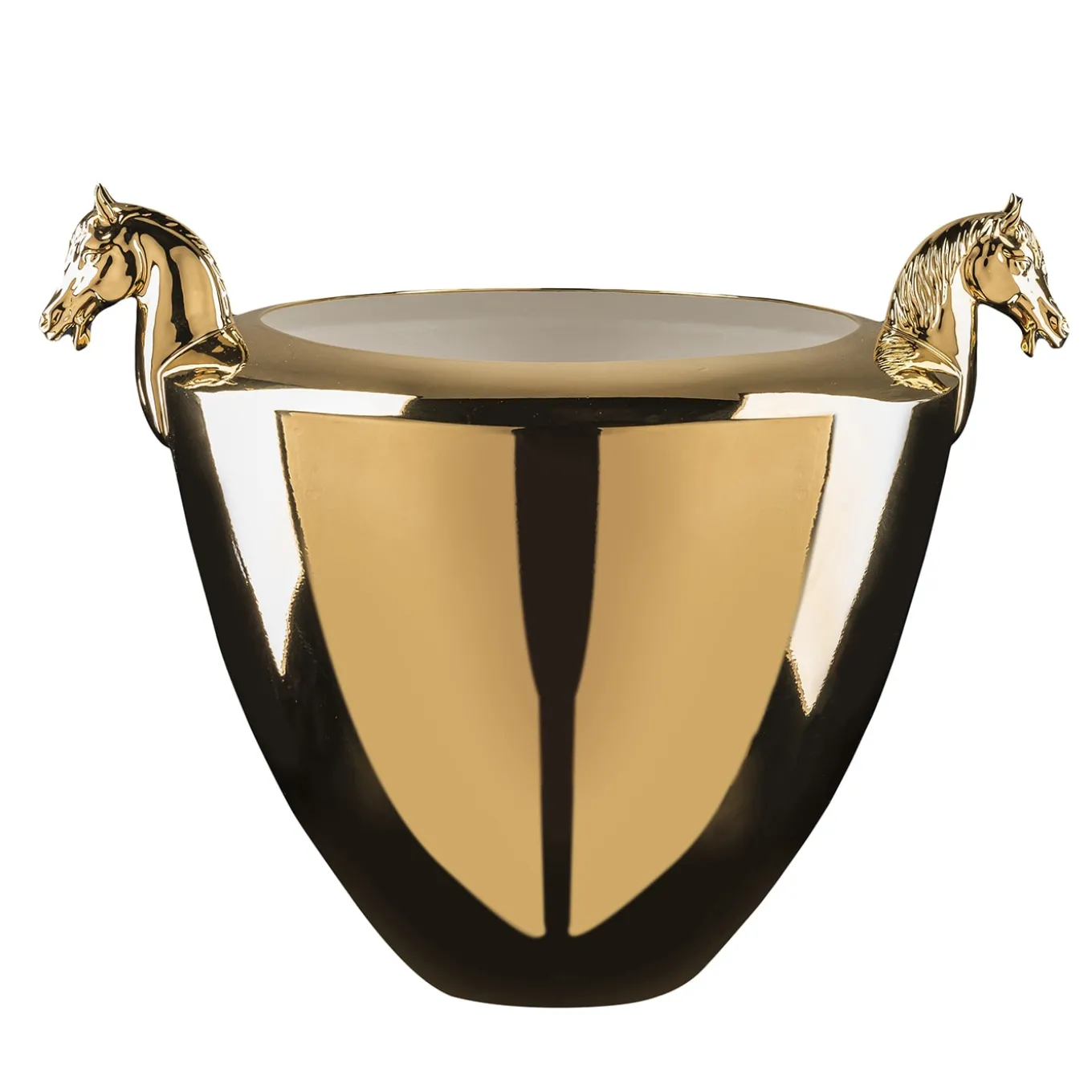 Horse Golden Decorative Vase