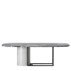 Horus Arabescato Orobico Marble Dining Table