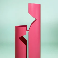 Hug Fuchsia Metal Umbrella Holder by MM Company