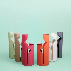 Hug Fuchsia Metal Umbrella Holder by MM Company