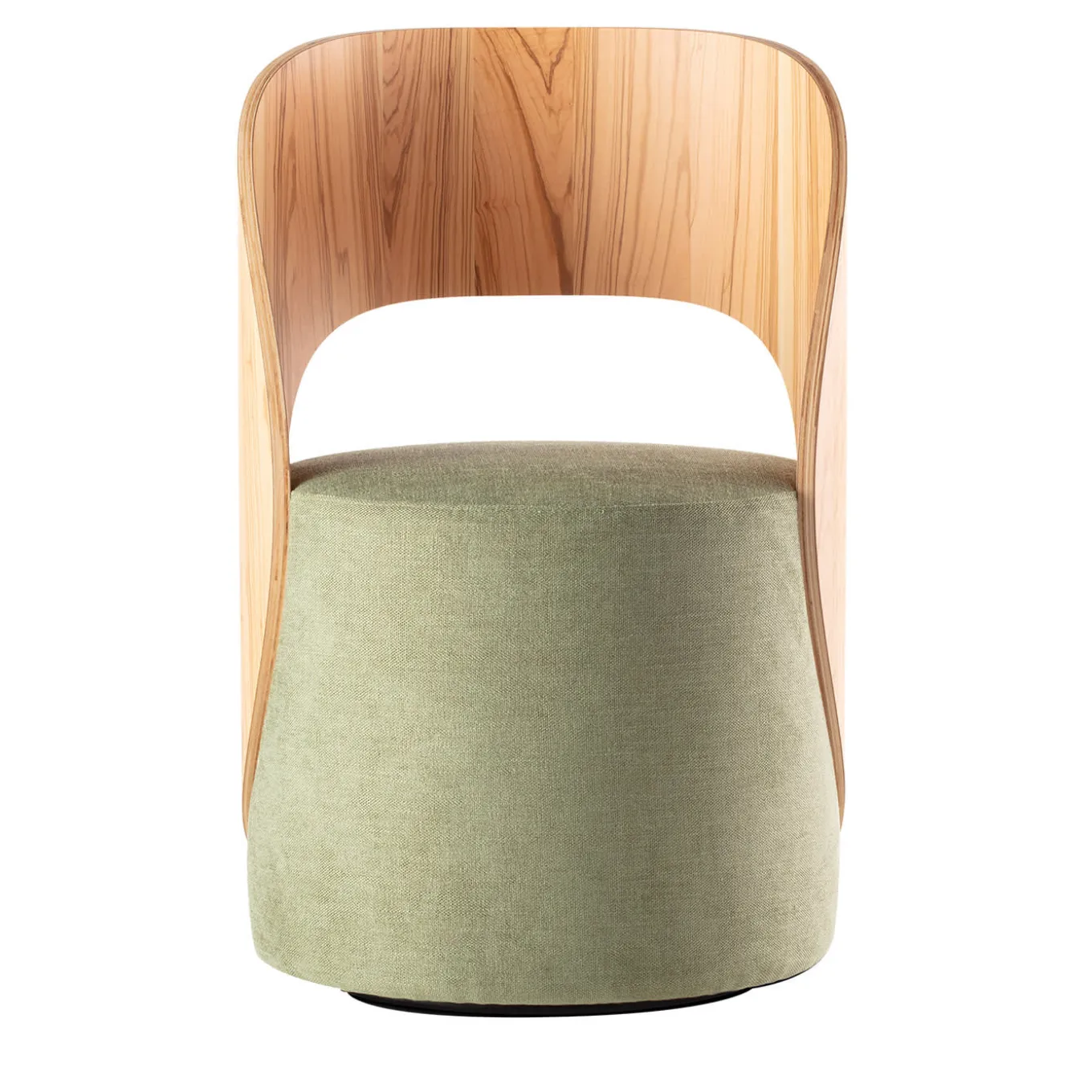 Hug Sage-Green lounge chair by Luigi Maggiore