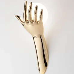 Human Gold Wall Lamp