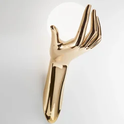 Human Gold Wall Lamp