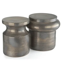 Hya A Gray Ceramic Stool by Marioni LAB