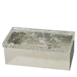 Hyaline Quartz Brass Box