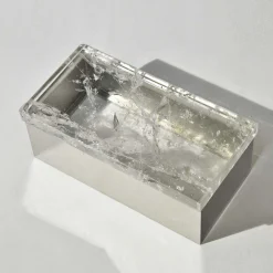 Hyaline Quartz Brass Box