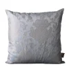 Hydrangea Square Floral Gray Cushion