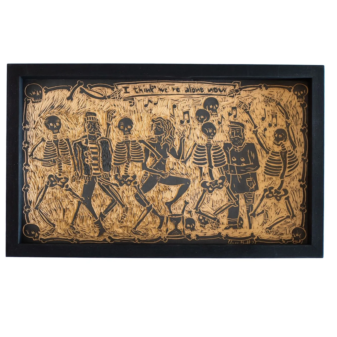 I Think We Are Alone Now Grès Decorative Panel