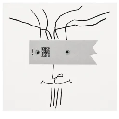 I Volti, Cinque Silkscreen Print by Mimmo Paladino