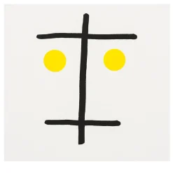 I Volti, Tre Silkscreen Print by Mimmo Paladino