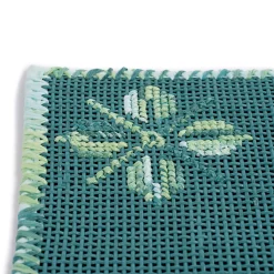 Ibisco Straw Placemat Embroided with Raffia